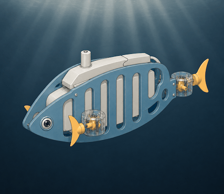Acoustic localization and communication using a MEMS microphone for low-cost and low-power bio-inspired underwater robots. Published in IROS (2022).